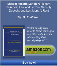 Amazon link to Emil Ward's book Massachusetts Landlord Tenant Practice